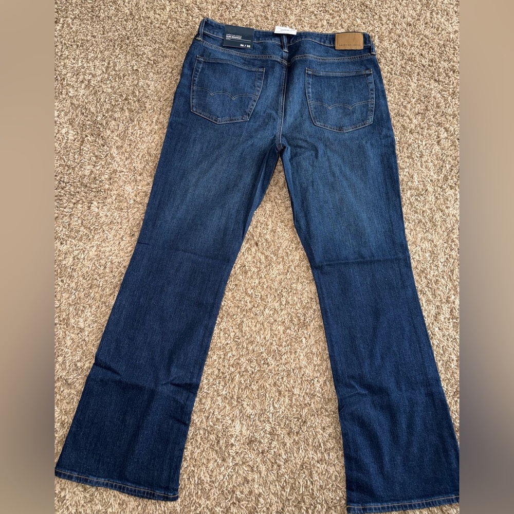 Men’s American Eagle Slim Bootcut Jeans, AirFlex+, 36/32, nwt